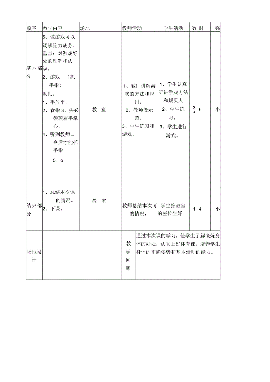 小学六年级十二册体育与健康教案.docx_第2页