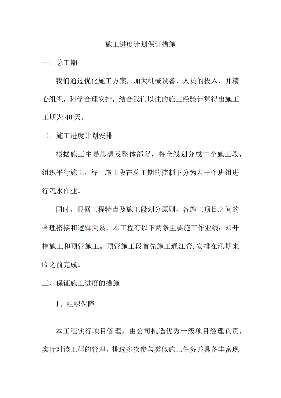 施工进度计划保证措施.docx_第1页