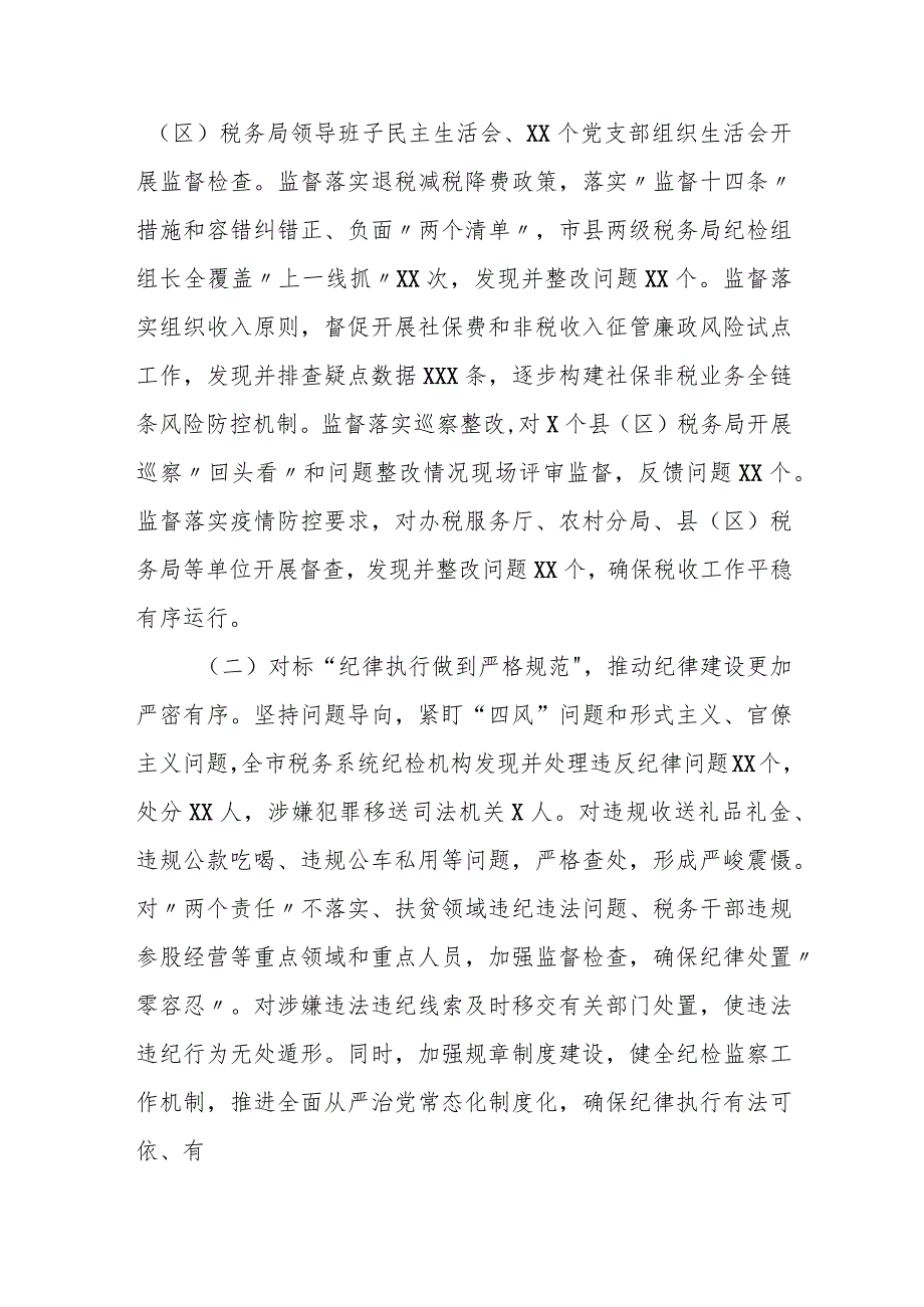 某市税务局纪检组长在2024年全市税务系统全面从严治党工作会议上的讲话.docx_第2页