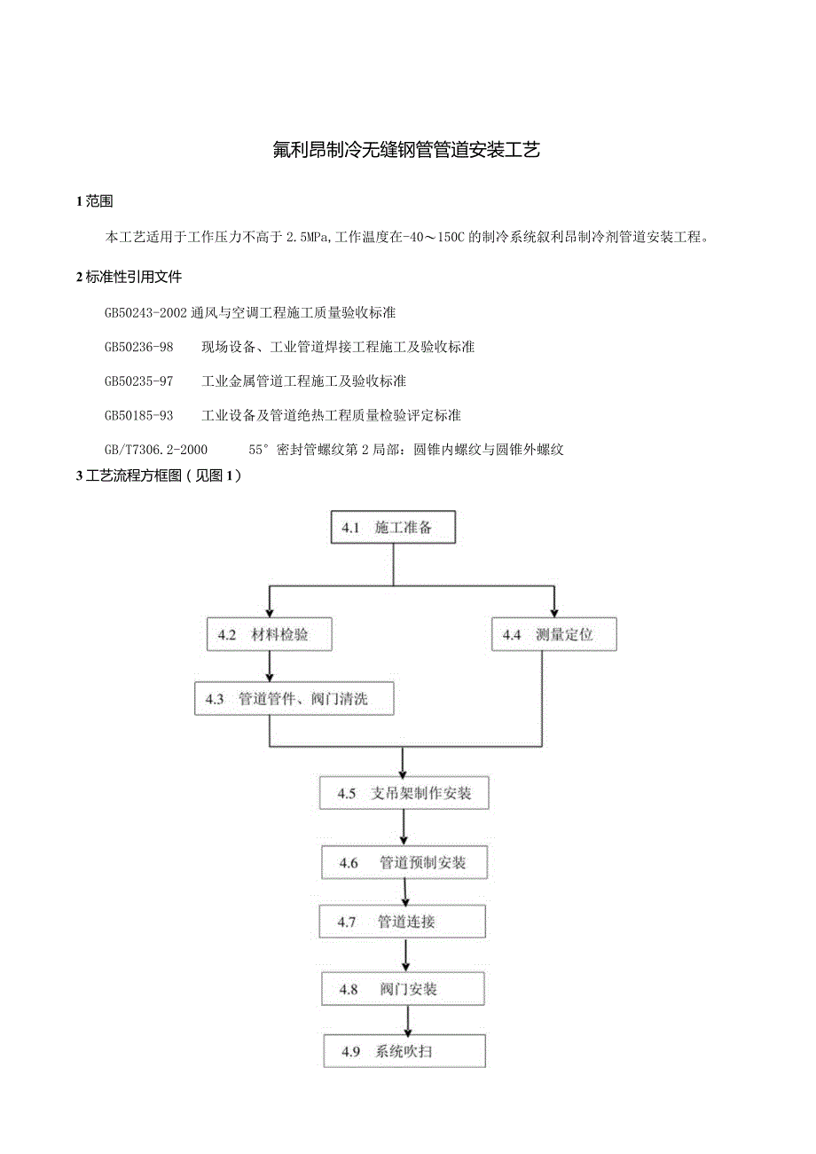 无缝钢管管道安装工艺.docx_第1页