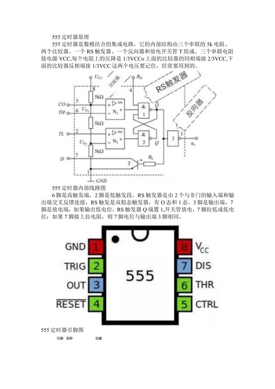 555定时器原理与555定时器芯片内部电路分析.docx_第1页