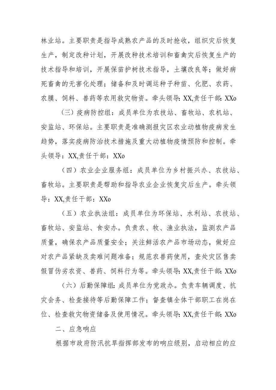 XX镇农业防灾救灾工作预案.docx_第2页