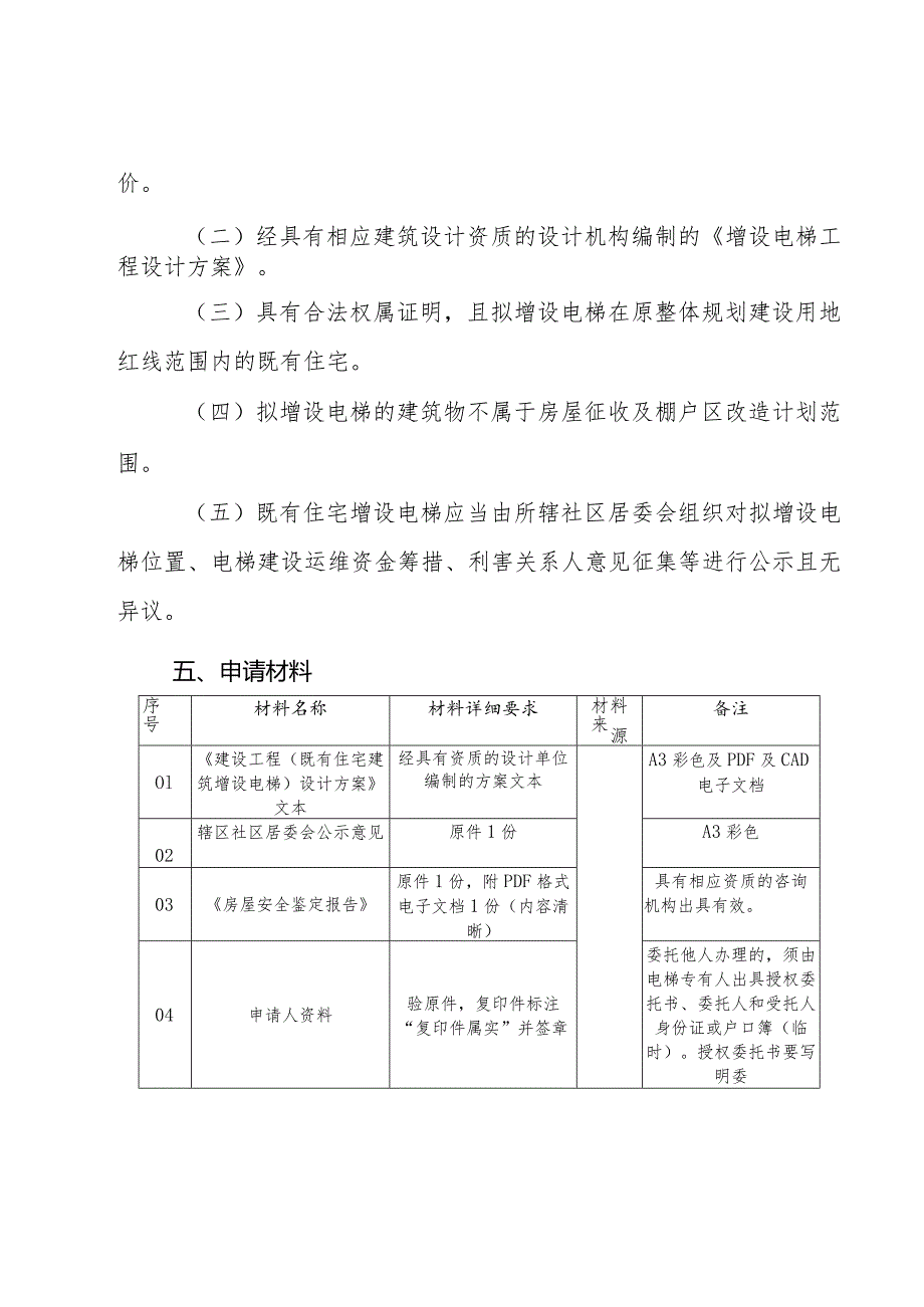 巴中市自然资源和规划局建设工程既有住宅建筑增设电梯设计方案审定办事指南.docx_第2页