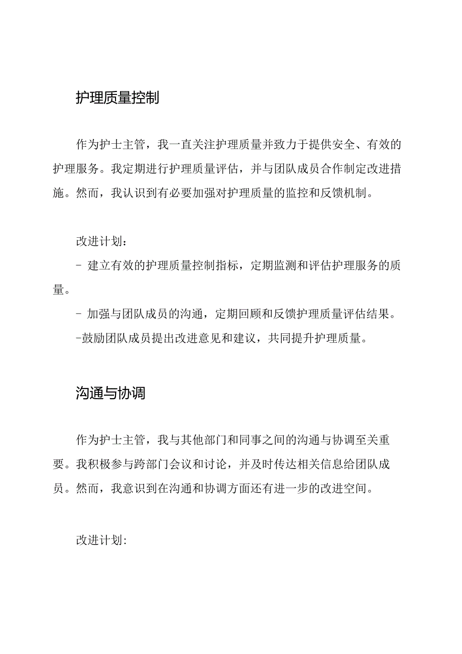 医疗中心护士主管自我审查文件.docx_第2页