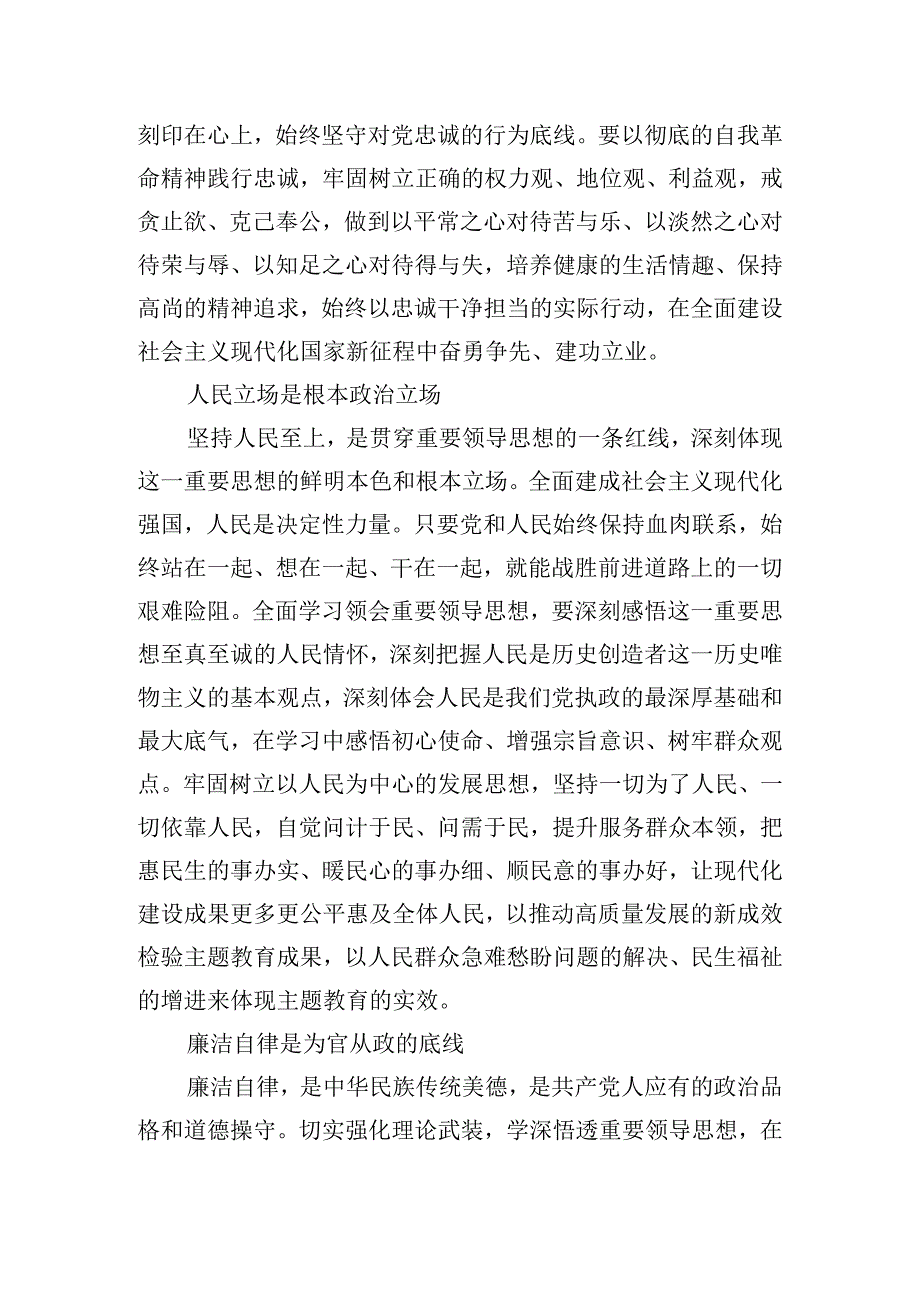 第二批主题教育专题党课：以主题教育凝心铸魂、锤炼党性 更好发挥先锋模范作用.docx_第3页