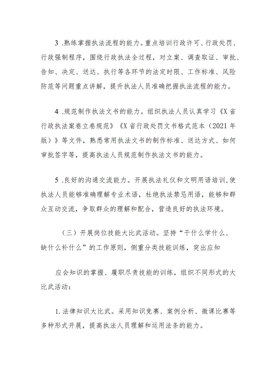 X市乡镇（街道）行政执法人员能力提升专项活动实施方案.docx_第3页