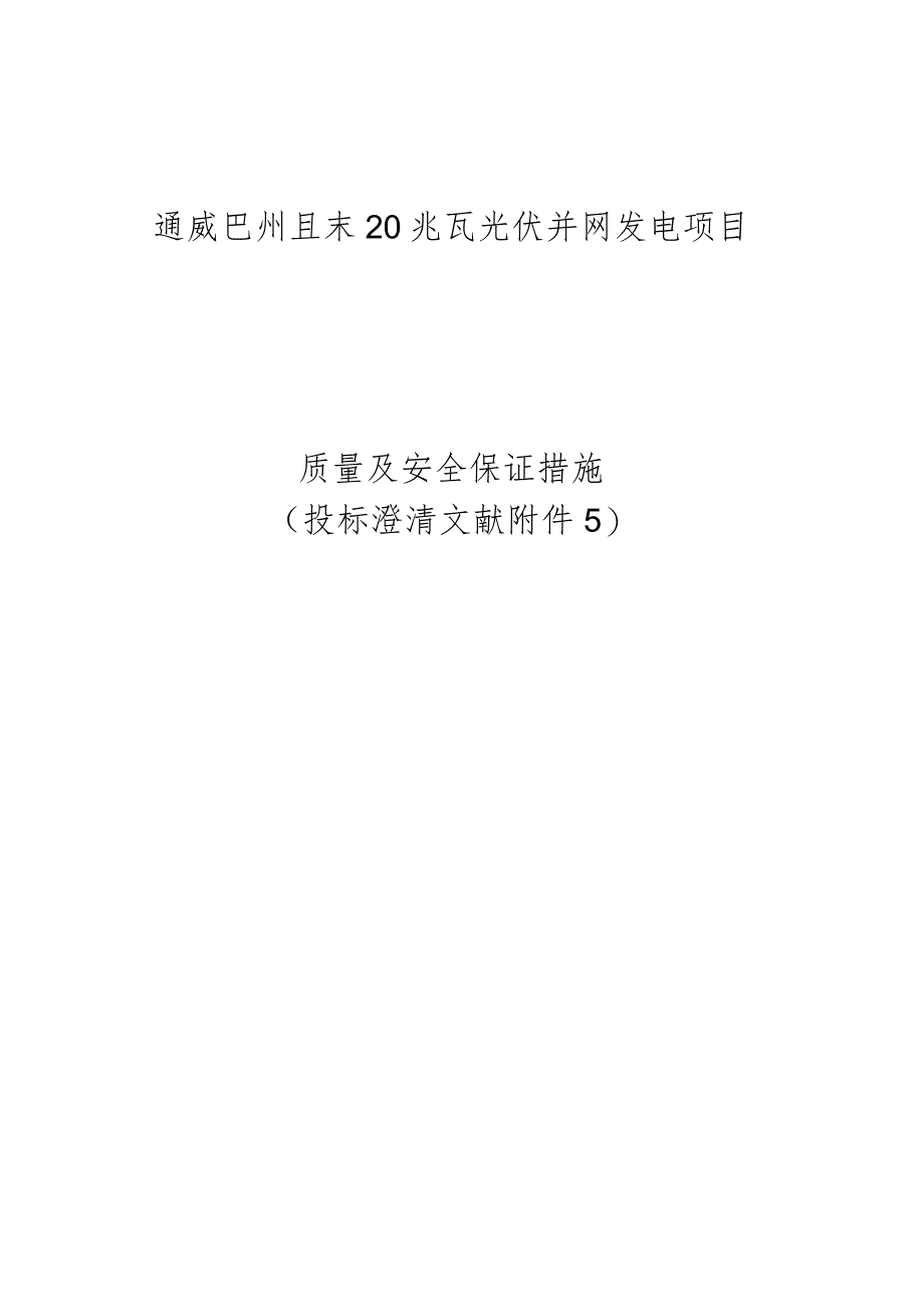 确保质量和安全服务的措施.docx_第1页