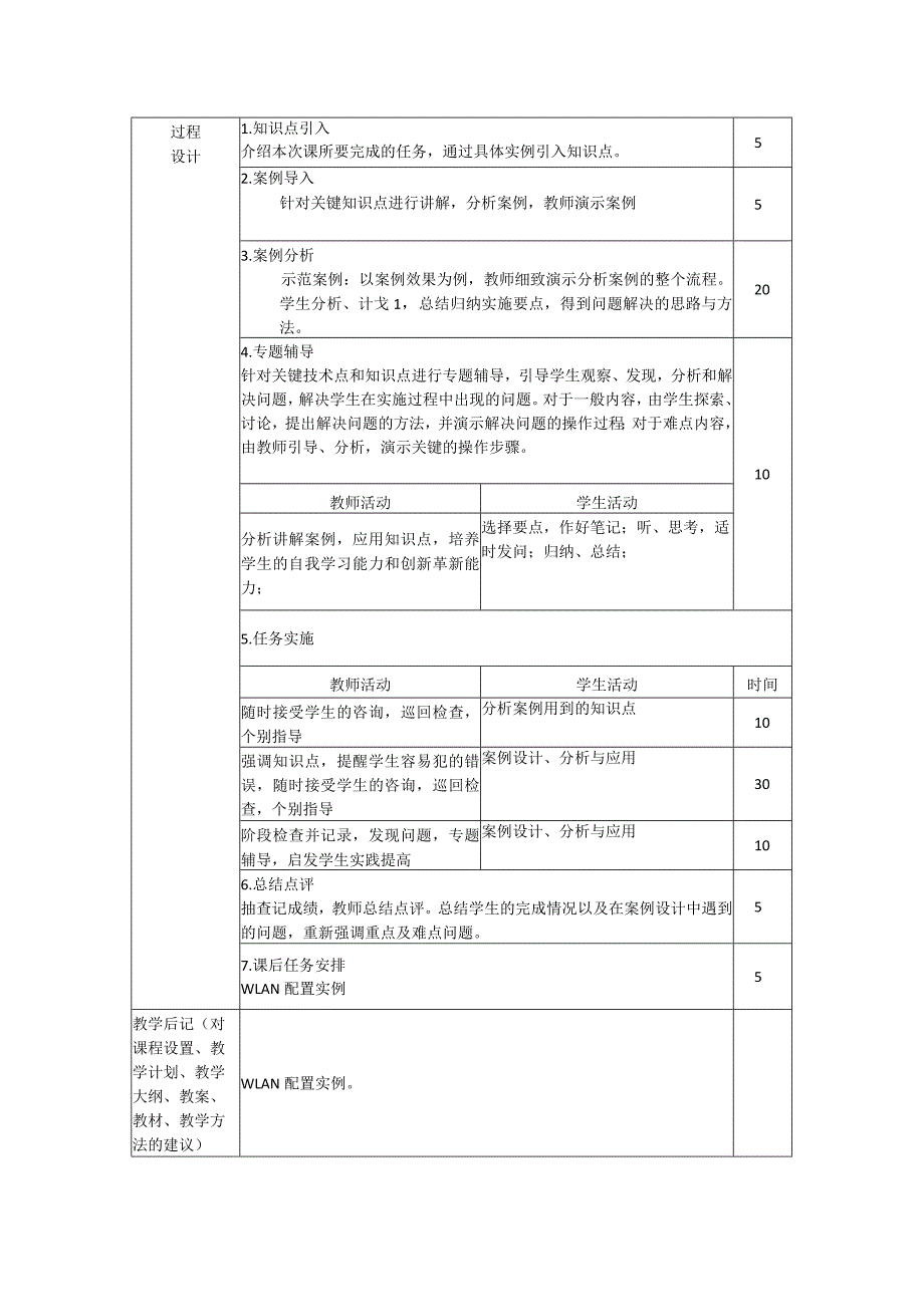 计算机网络安全技术（微课版）-教案7.1--7.3WLAN技术概述、WLAN的攻击与安全机制、WLAN配置实例（4学时）.docx_第2页