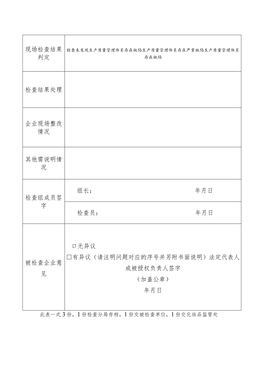 《化妆品企业现场检查问题汇总表》（实际生产版）.docx_第3页