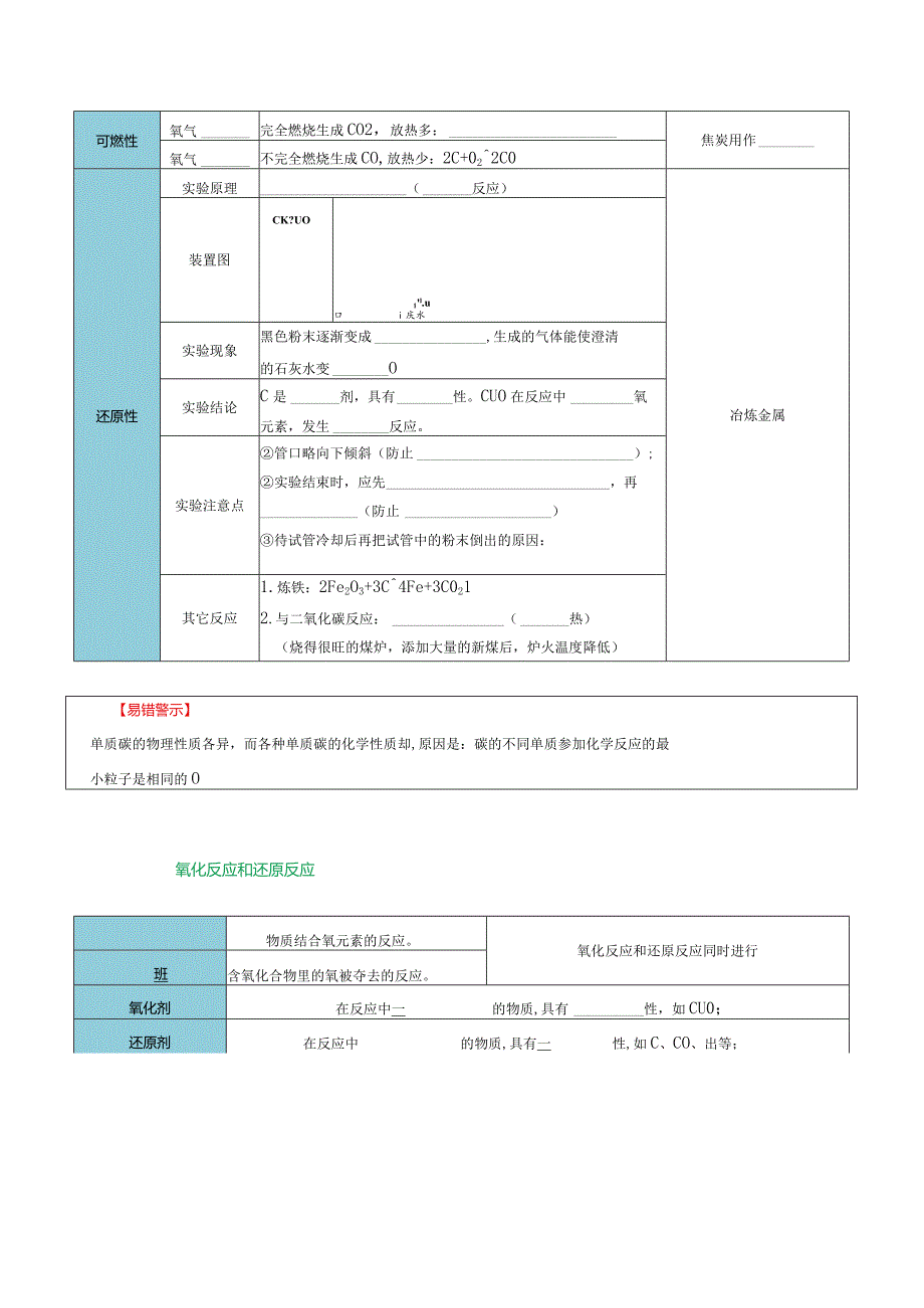 第六单元 碳和碳的氧化物（考点清单）（讲+练）（原卷版）.docx_第3页