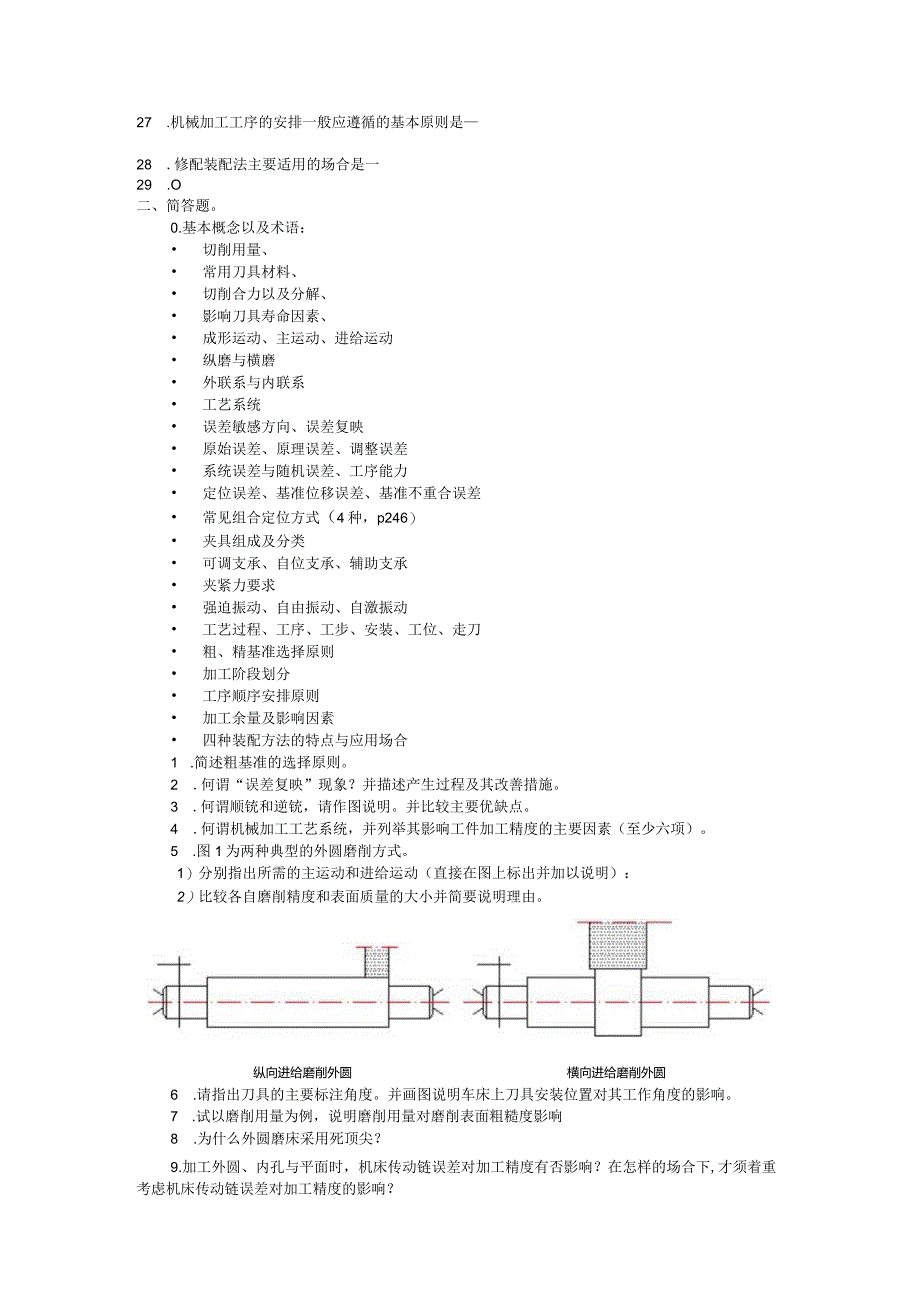 机械加工课程测试练习题.docx_第2页