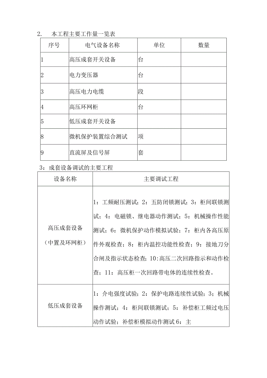 高低压电气设备定期维护、保养、调试方案说明.docx_第3页