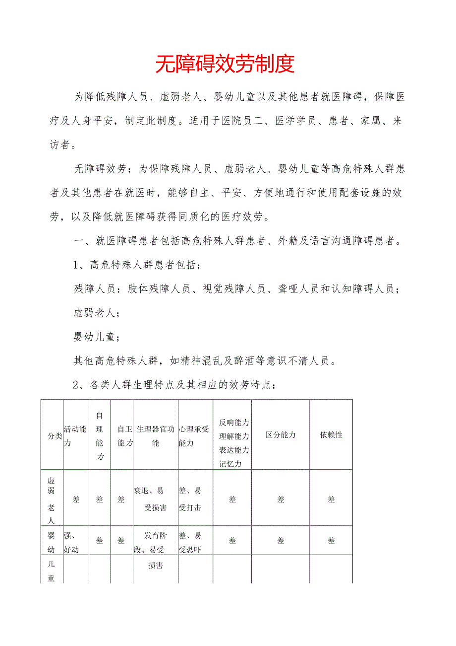 无障碍服务制度.docx_第1页