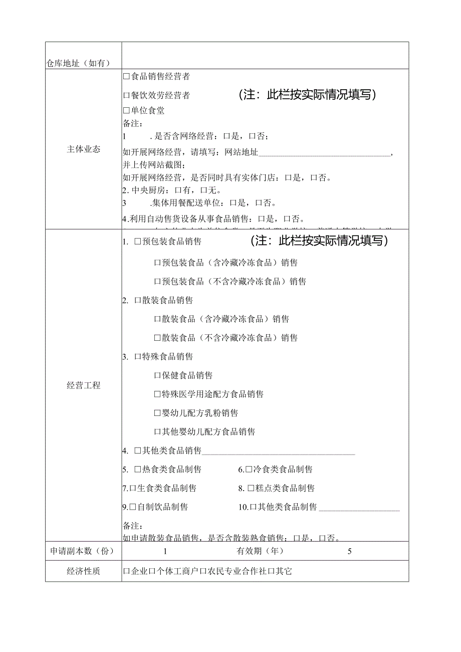 新办《食品经营许可证》申请书范本.docx_第3页