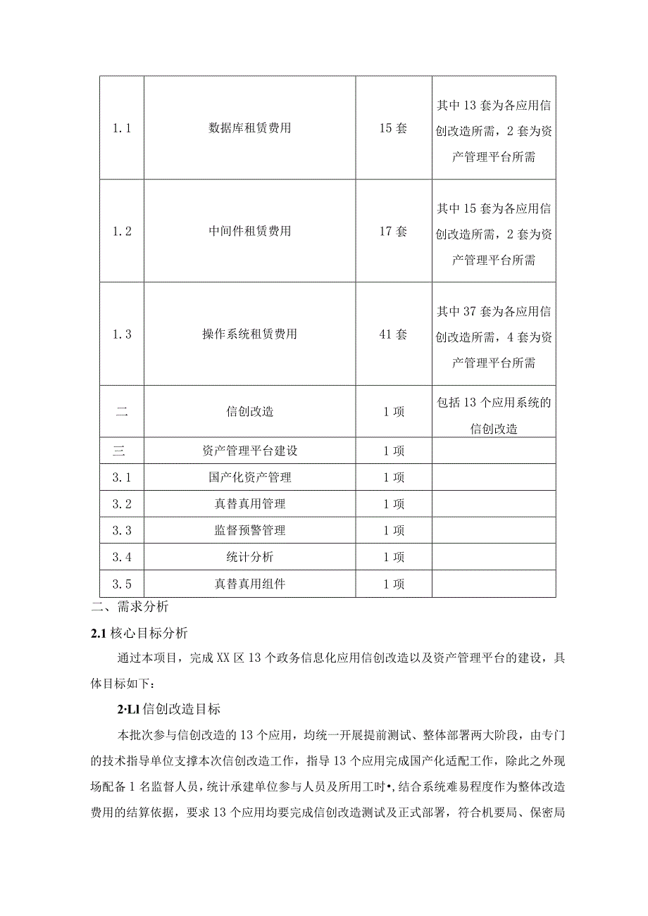 XX区XX局数据应用管理系统等13个应用信创改造采购需求.docx_第3页