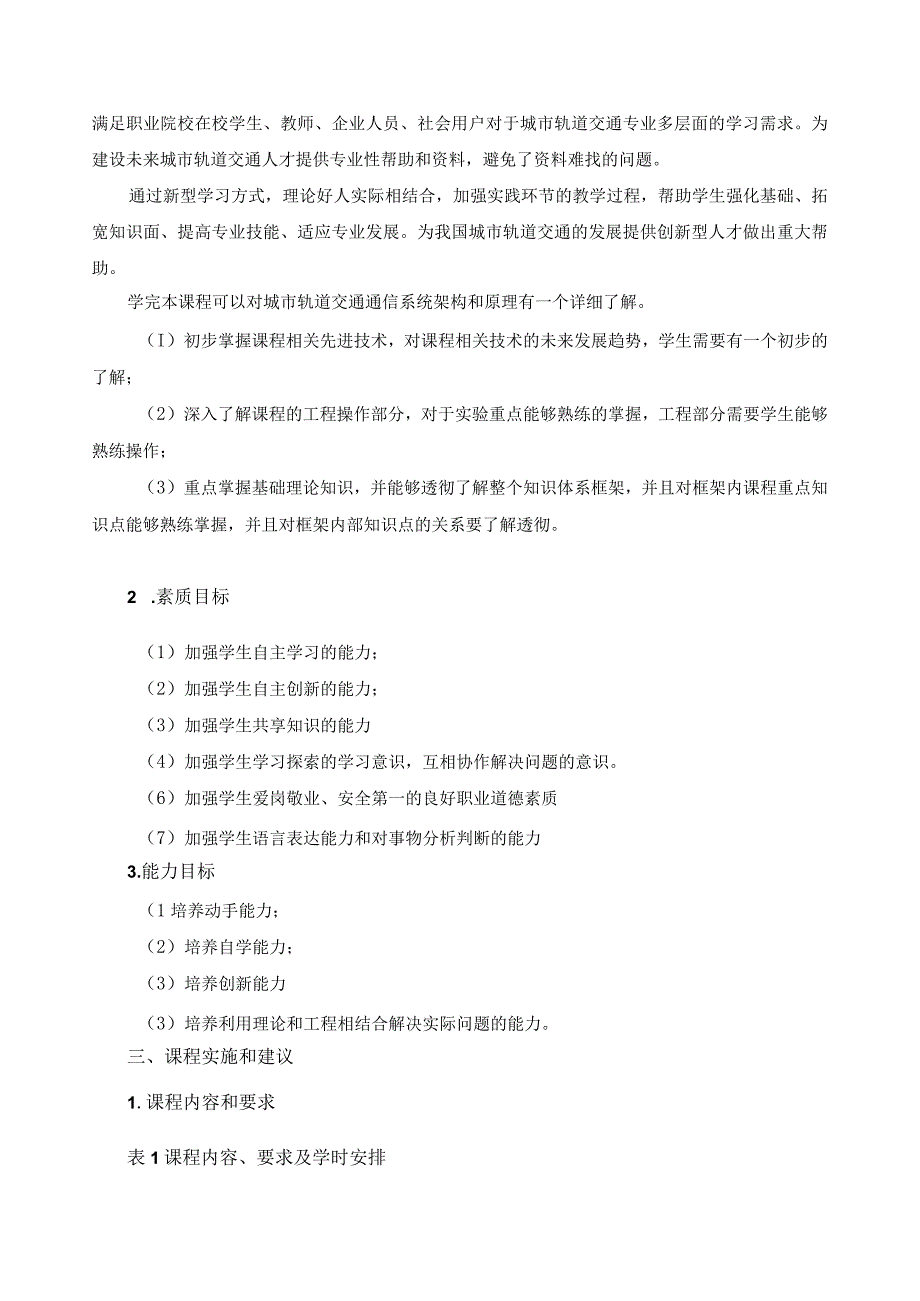 《城市轨道交通专用通信设备维护》课程标准.docx_第2页