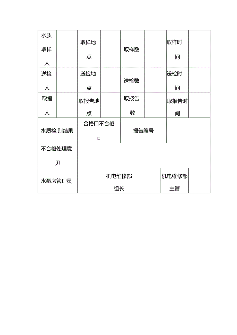 物业管理水池（箱）清洗消毒记录表.docx_第2页