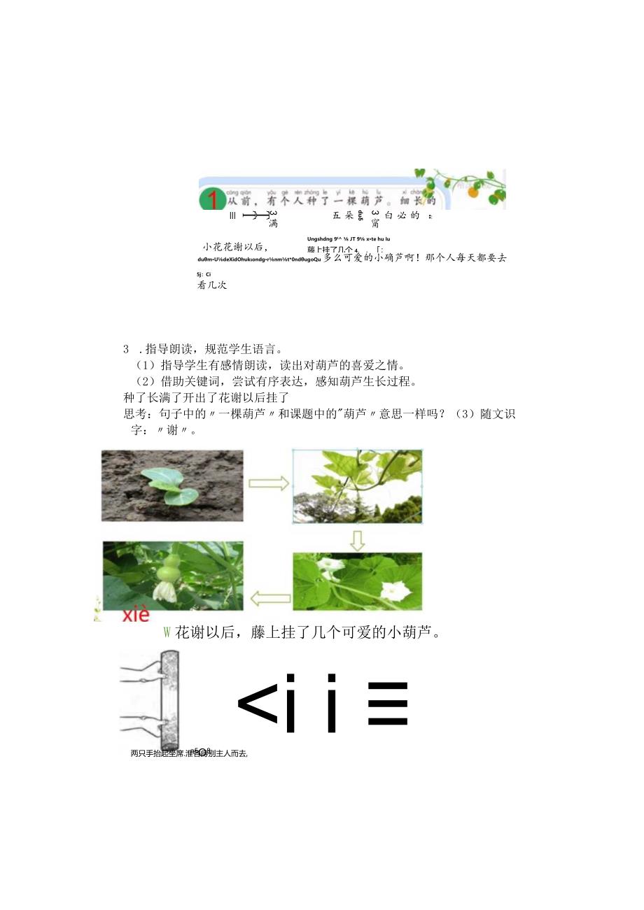 统编二年级上册第五单元《我要的是葫芦》教学设计.docx_第3页