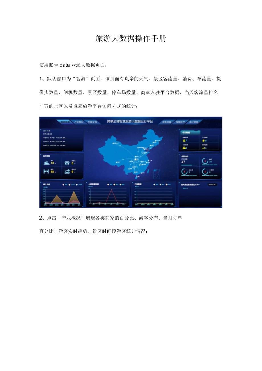 智慧旅游大数据操作手册.docx_第1页