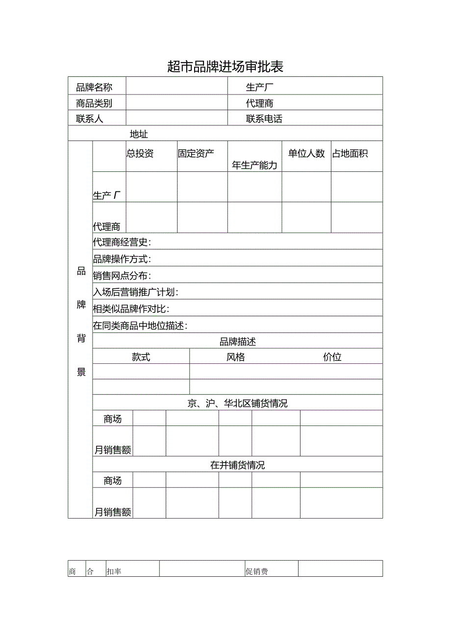 超市品牌进场审批表.docx_第1页