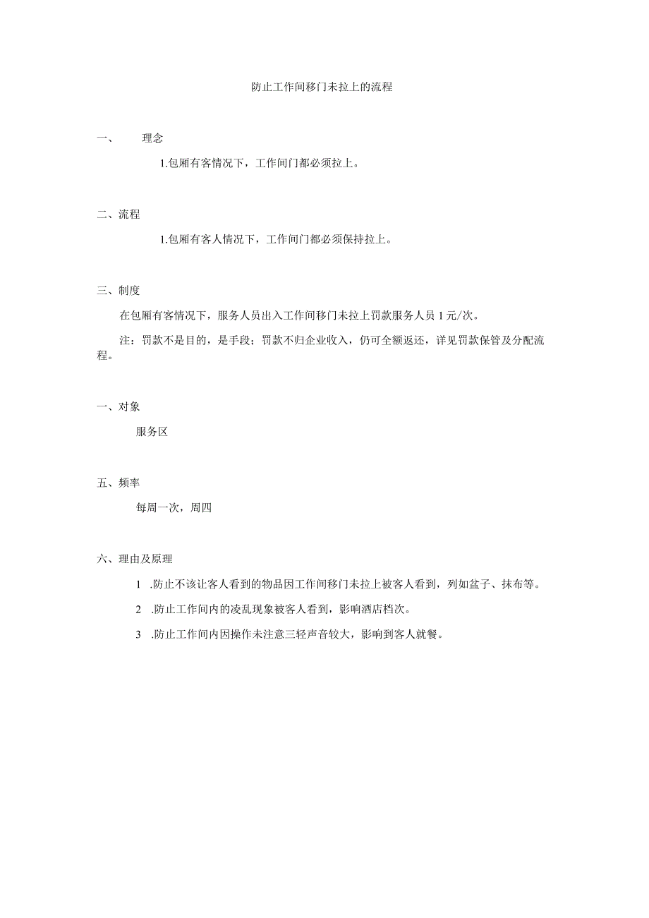 防止工作间移门未拉上的流程.docx_第1页