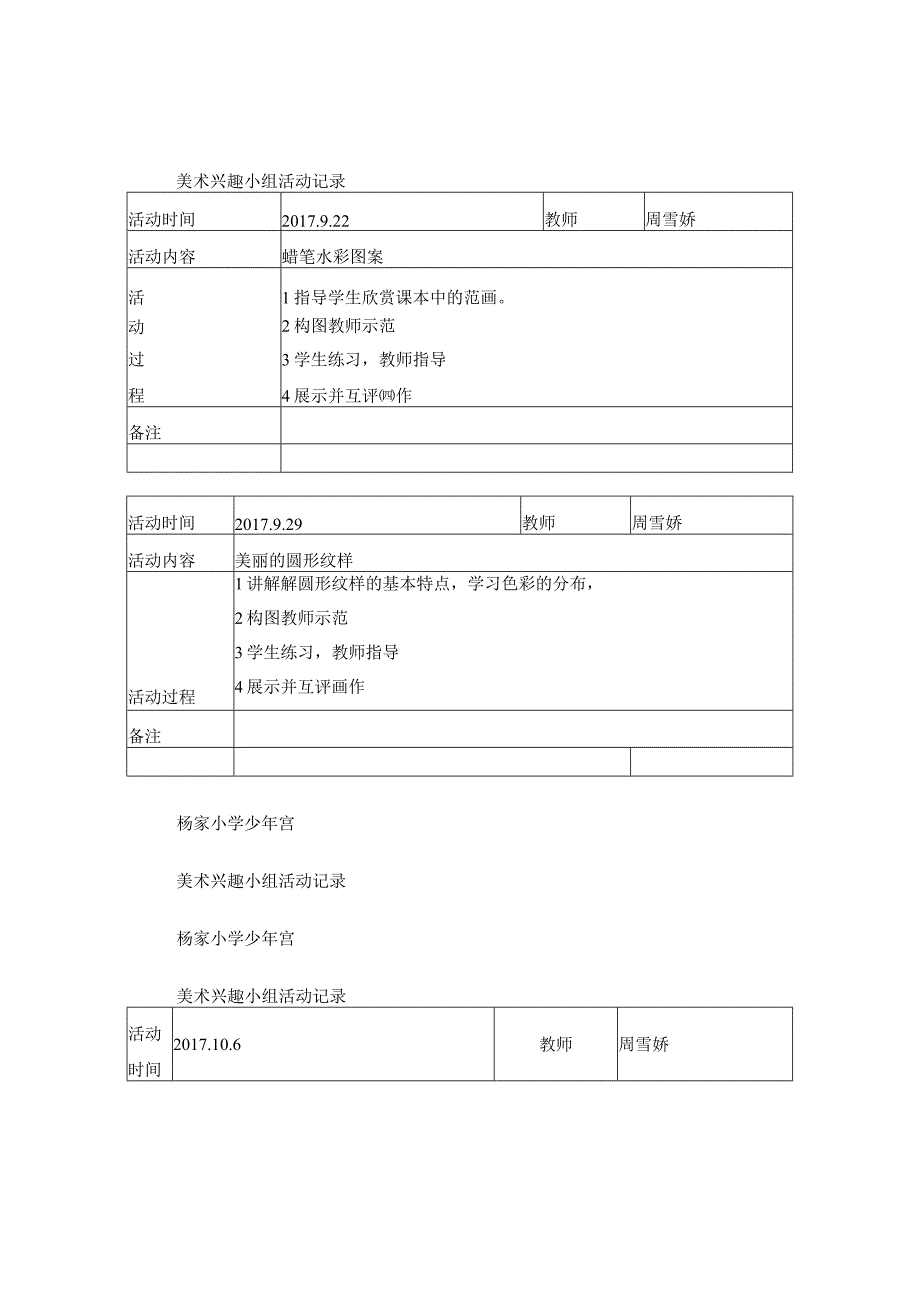 少年宫美术、书法活动记录教案.docx_第2页