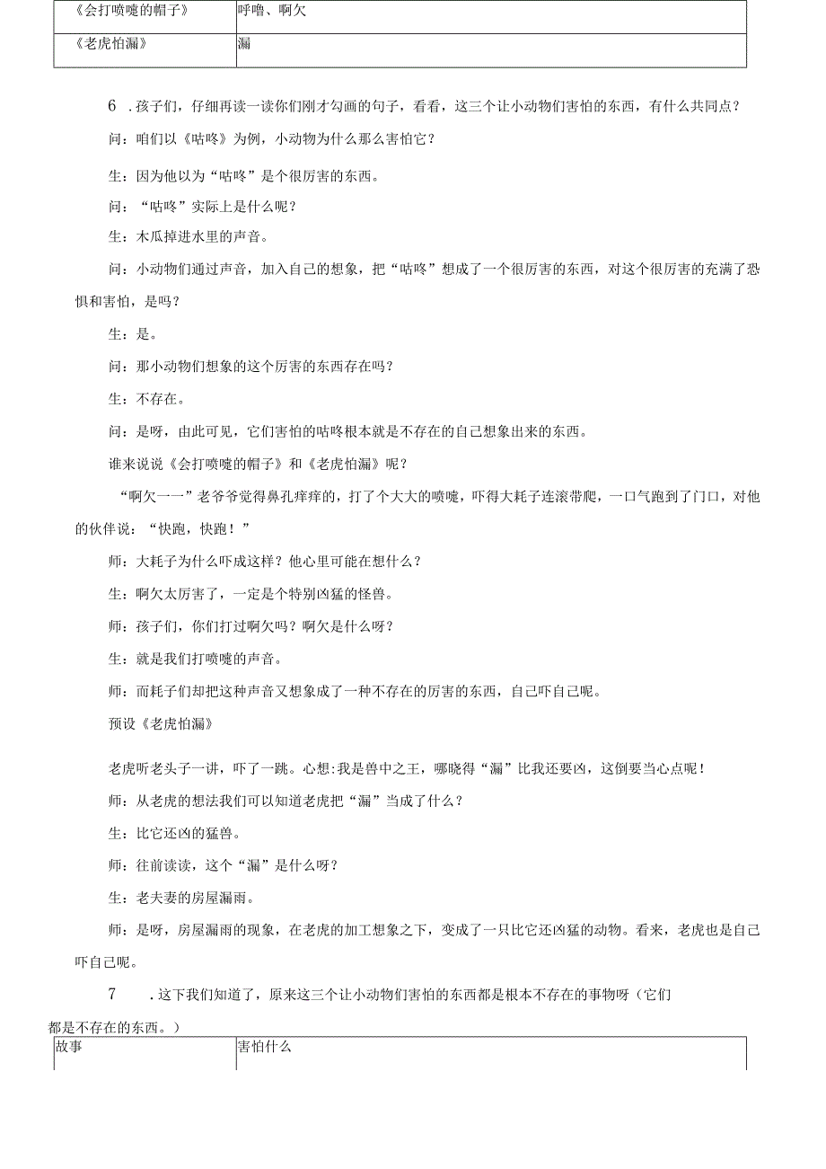 统编三年级上册群文阅读《聊聊害怕》教学设计.docx_第2页