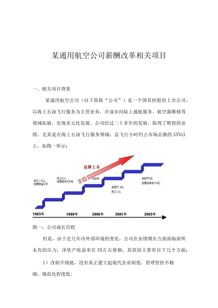 XX航空企业薪酬改革项目.docx_第1页