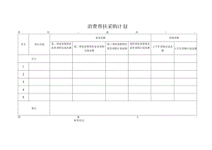 消费帮扶采购计划表.docx