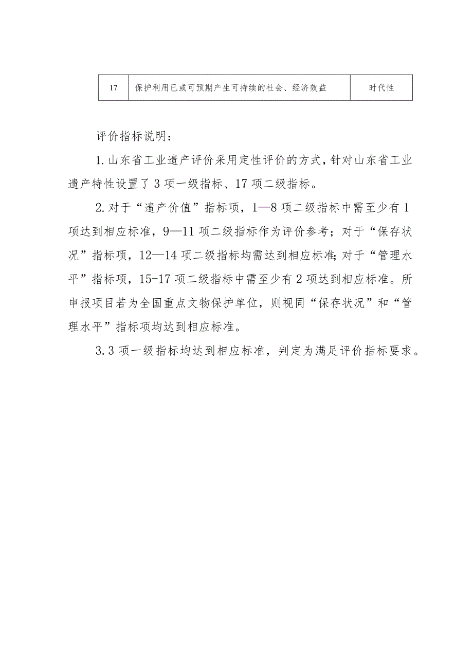 山东省工业遗产评价指标、申请书、核心物项增补备案表、年度工作报告.docx_第2页