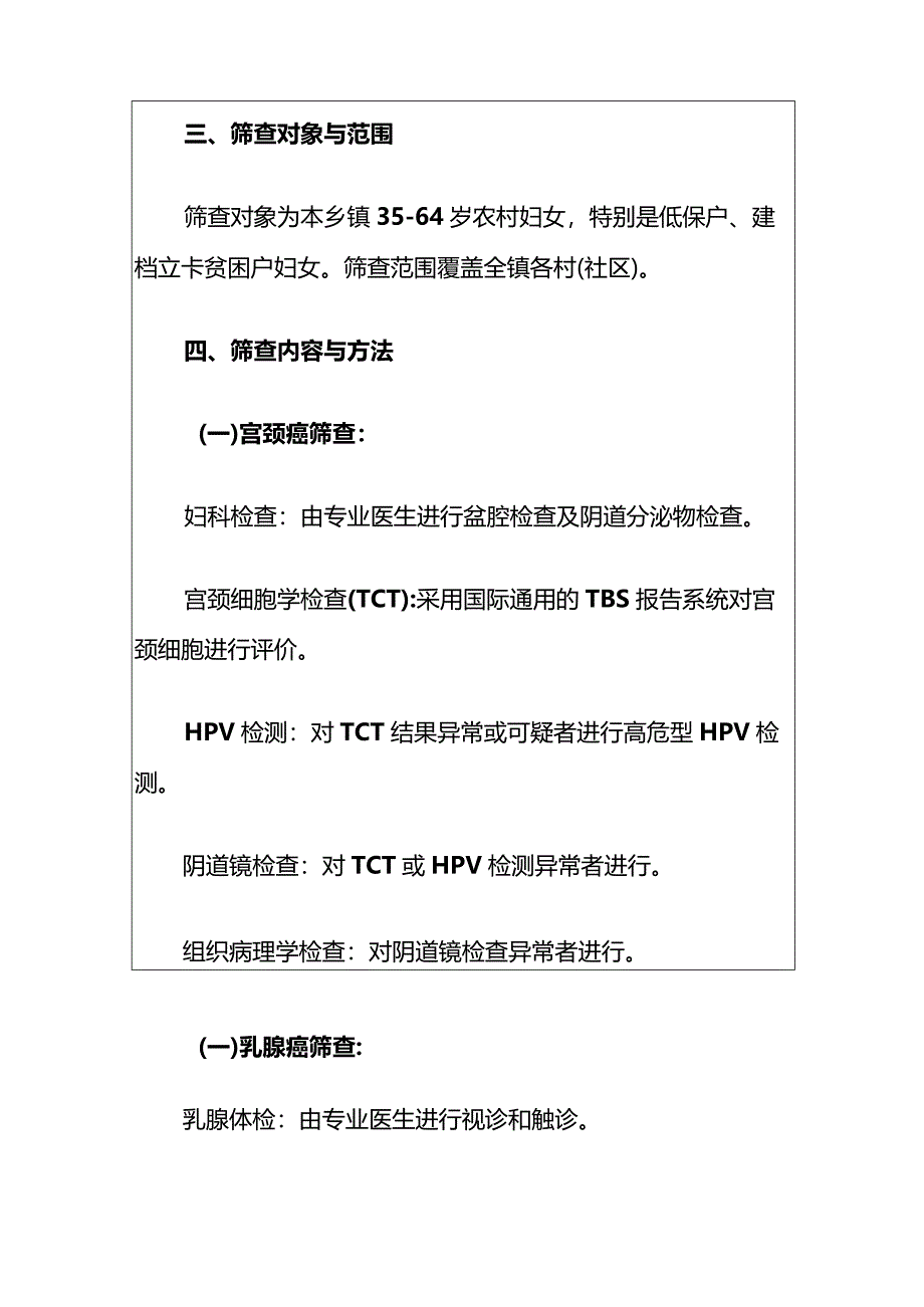 2024中心卫生院免费“两癌”筛查工作实施方案（最新版）.docx_第2页