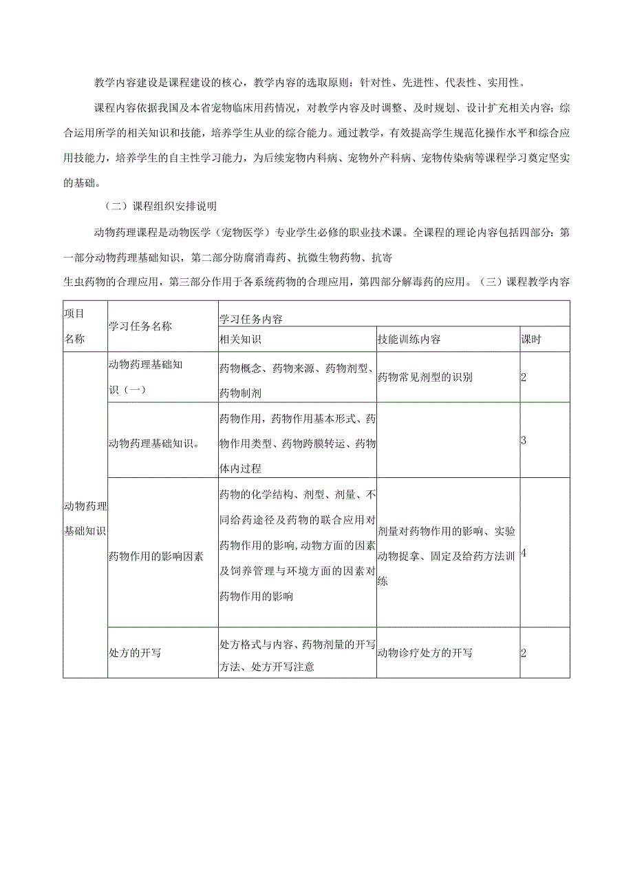 《动物药理》课程标准.docx_第3页