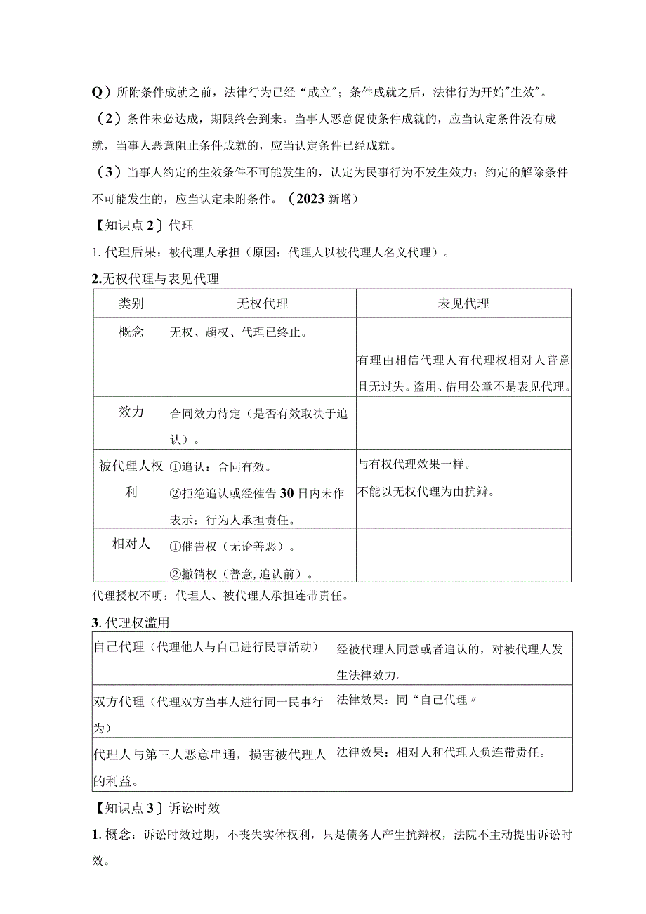 【CPA-经济法 】第2章 基本民事法律制度知识点总结.docx_第3页