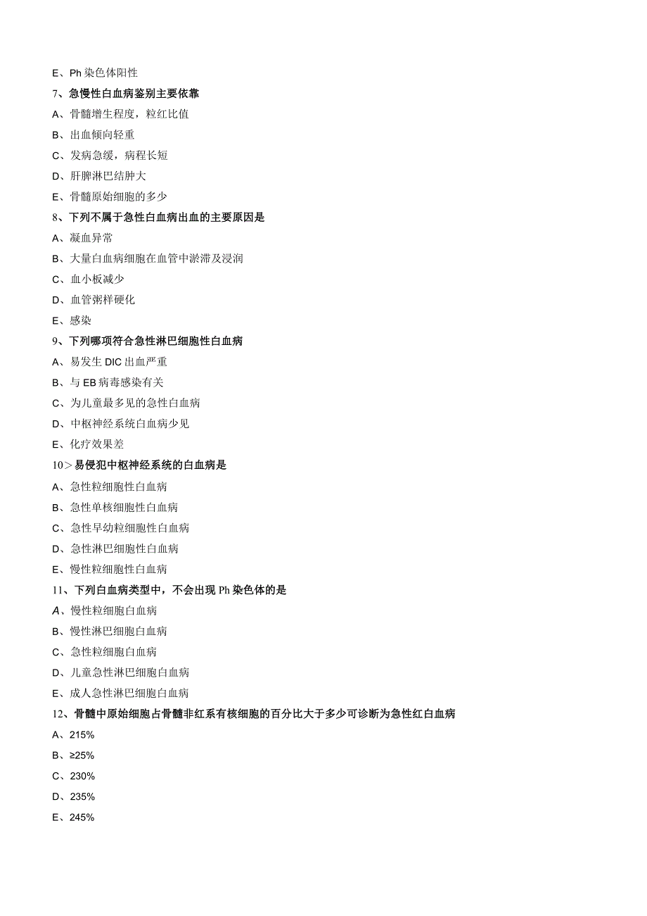 心血管内科主治医师资格笔试相关专业知识试卷及答案解析 (5)：血液病.docx_第2页