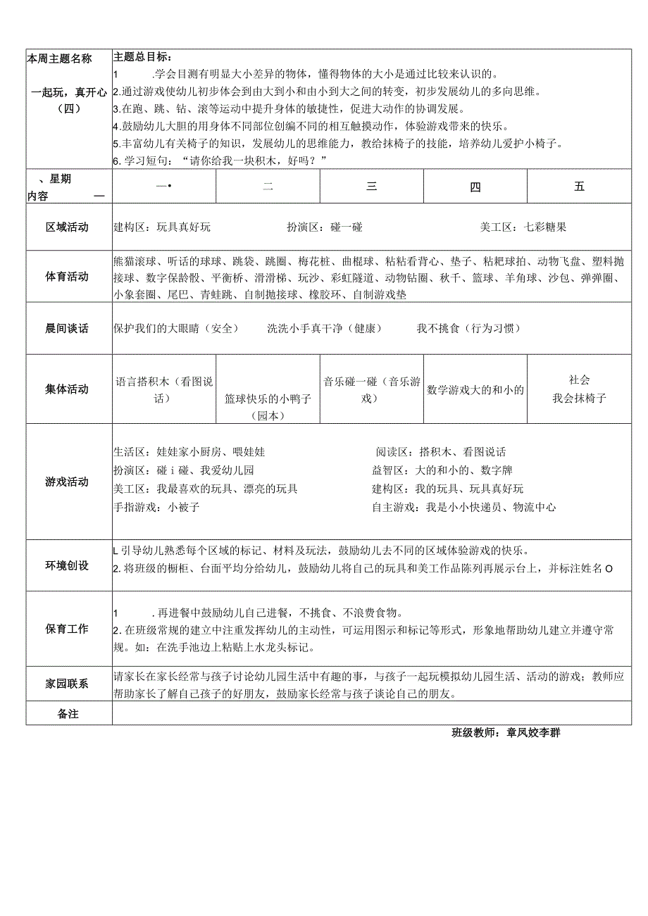 三河口幼儿园小4班第三周周日活动计划表.docx_第3页