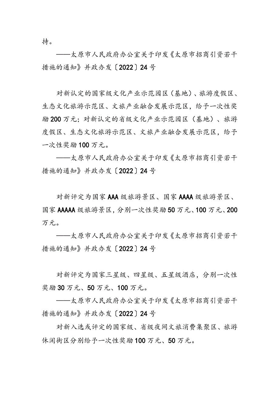 太原市小店区优化营商环境惠企政策汇编文化旅游.docx_第2页