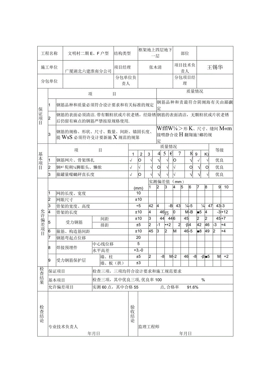 钢筋绑扎分项工程质量验收记录表.docx_第2页