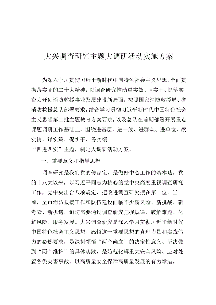 大兴调查研究主题大调研活动实施方案.docx_第1页