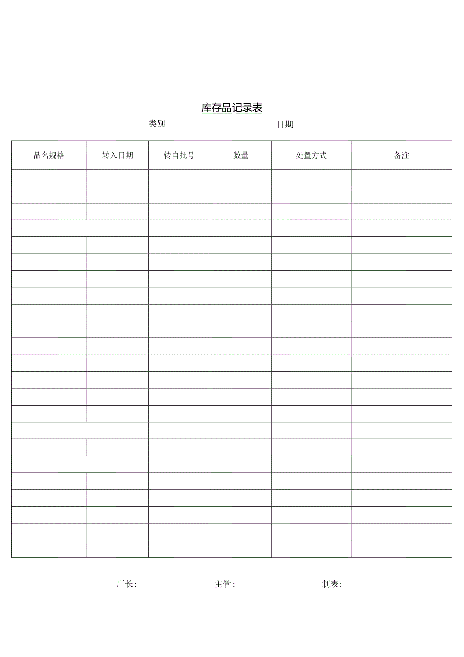 库存品记录表.docx_第1页