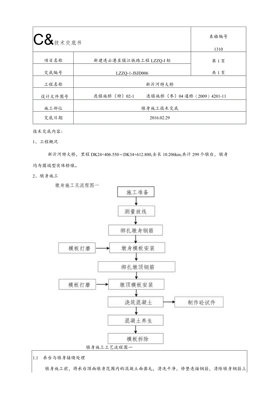 墩身施工技术交底.docx_第1页