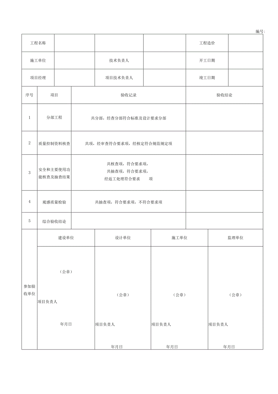 市政箱涵管道工程检验批质量验收记录表.docx_第2页