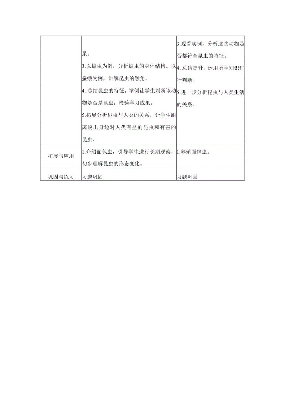 第5课昆虫（教学设计）三年级科学下册（冀人版）.docx_第2页