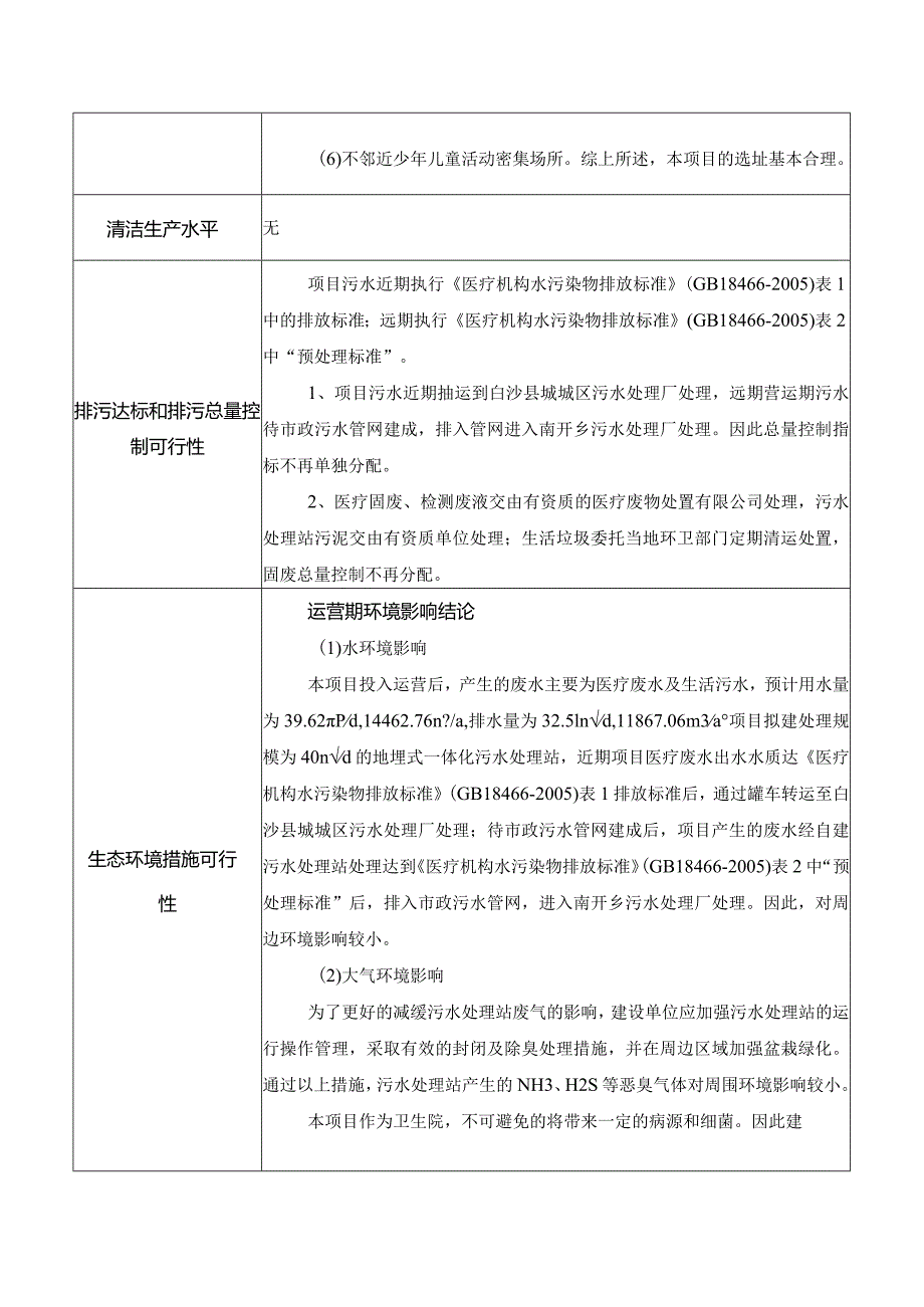 白沙黎族自治县南开乡卫生院业务用房项目环评信息.docx_第3页