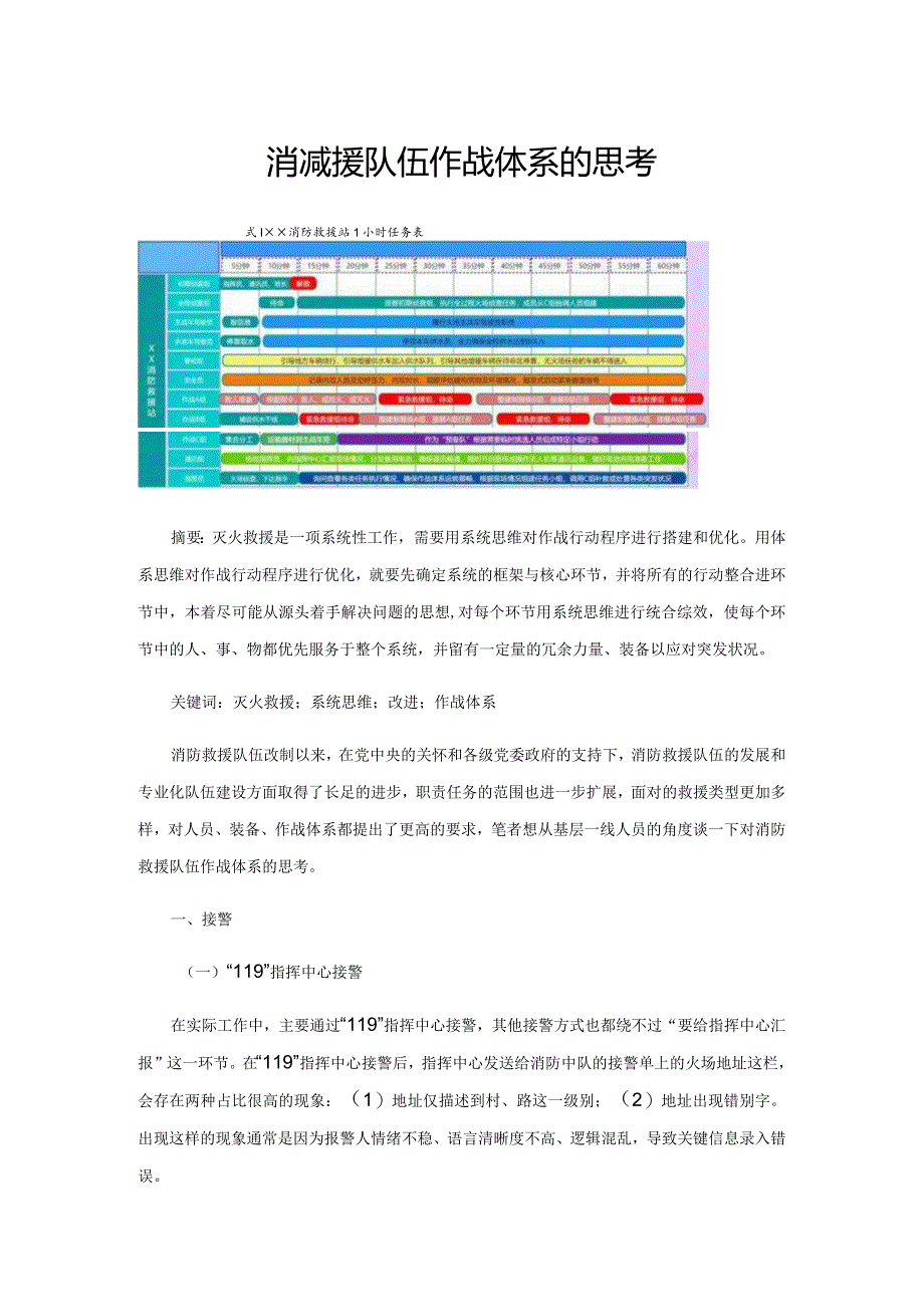 消防救援队伍作战体系的思考.docx_第1页