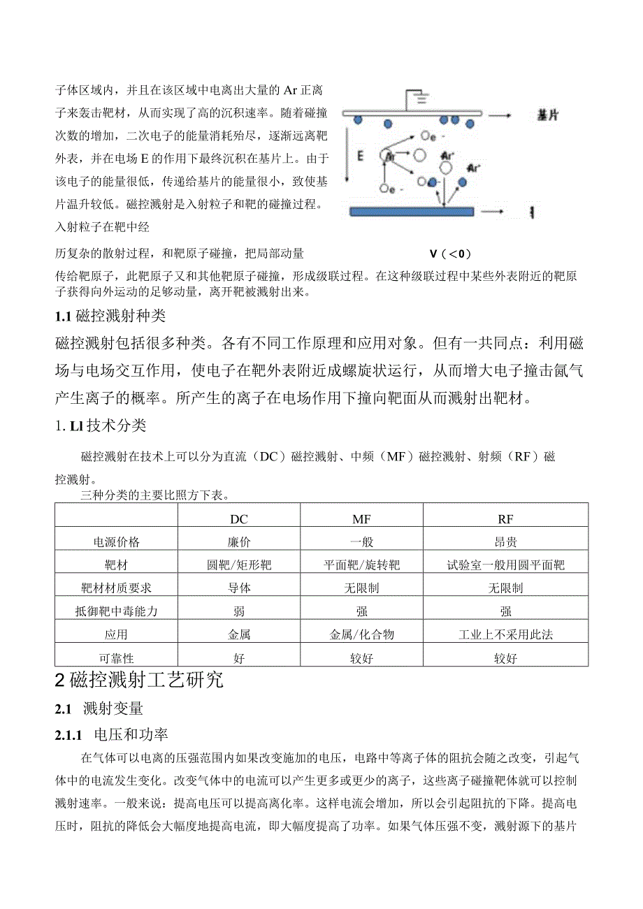 磁控溅射镀膜原理和工艺设计.docx_第3页