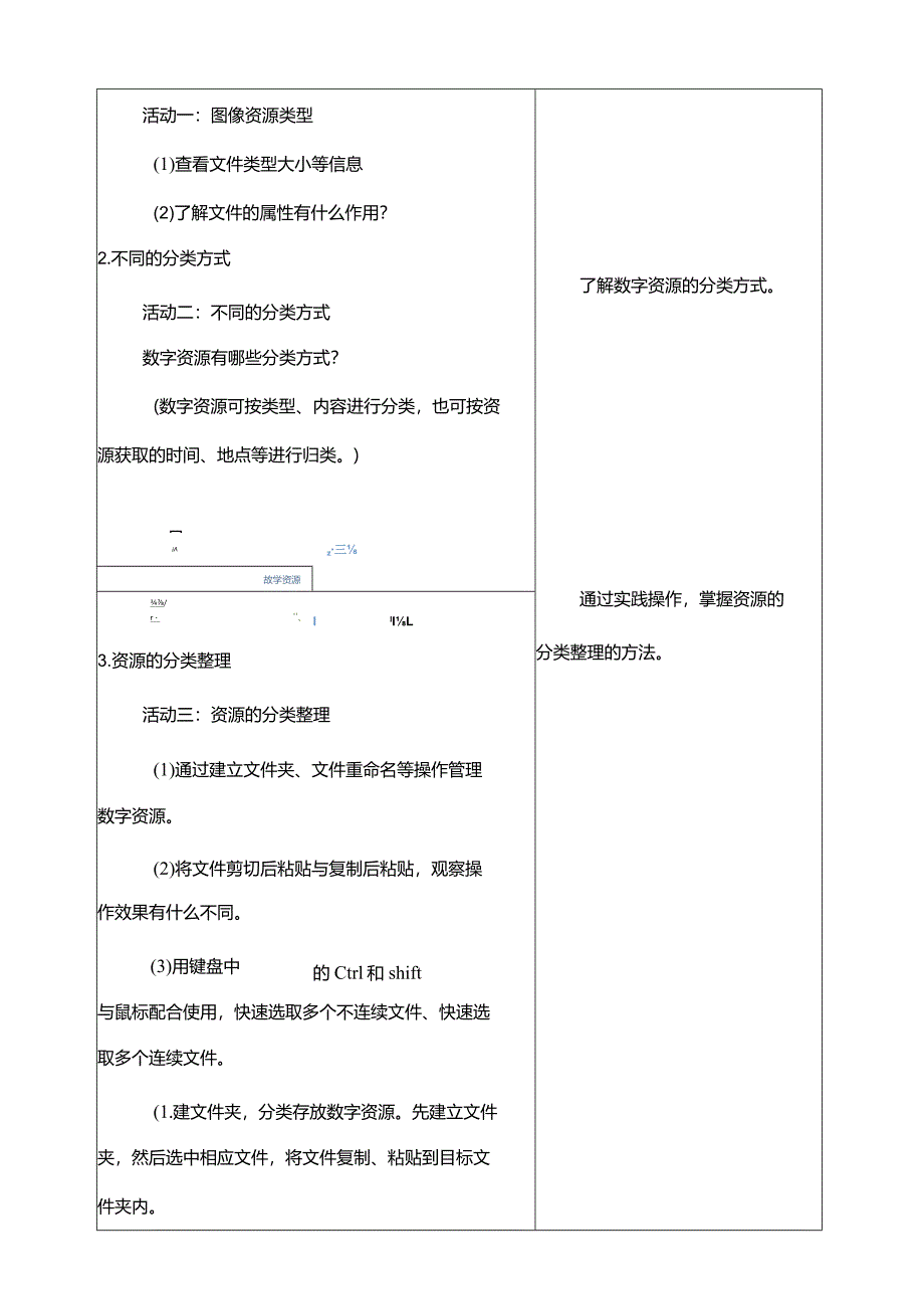 第4课数字资源分类教学设计三下信息科技浙教版.docx_第3页