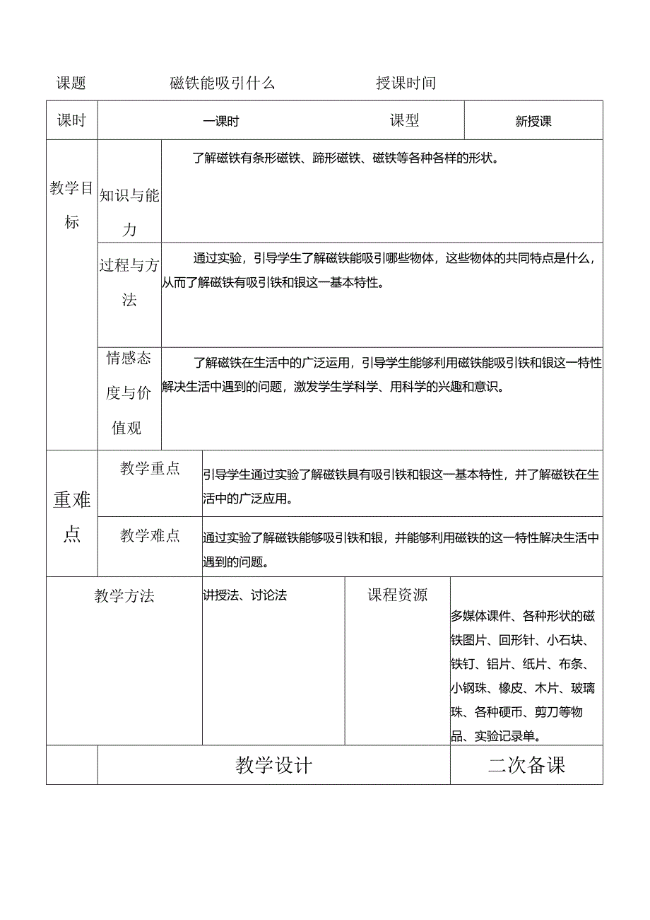 教科版二年级下册科学全册教案.docx_第2页