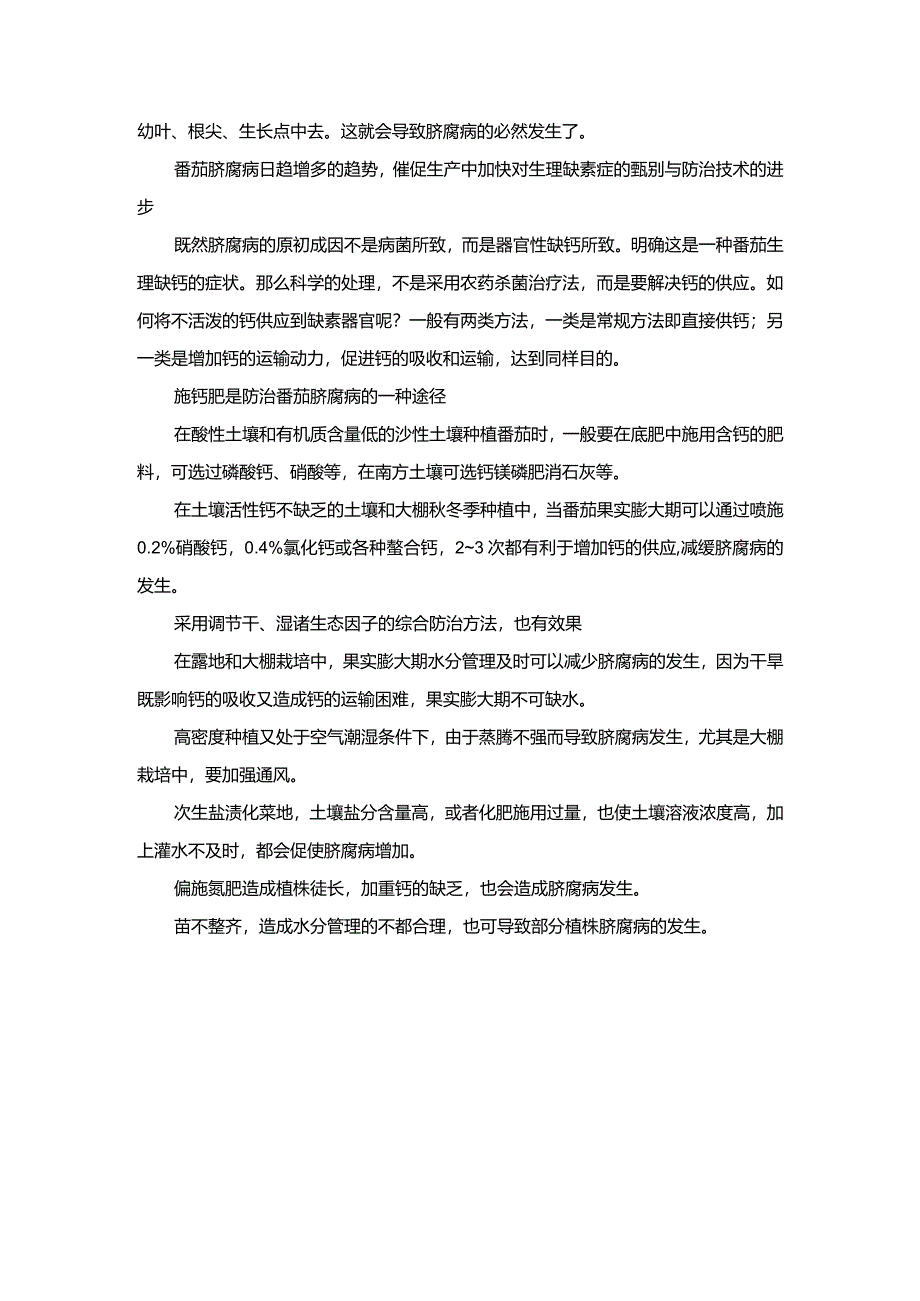 番茄脐腐病是缺钙引起的.docx_第2页