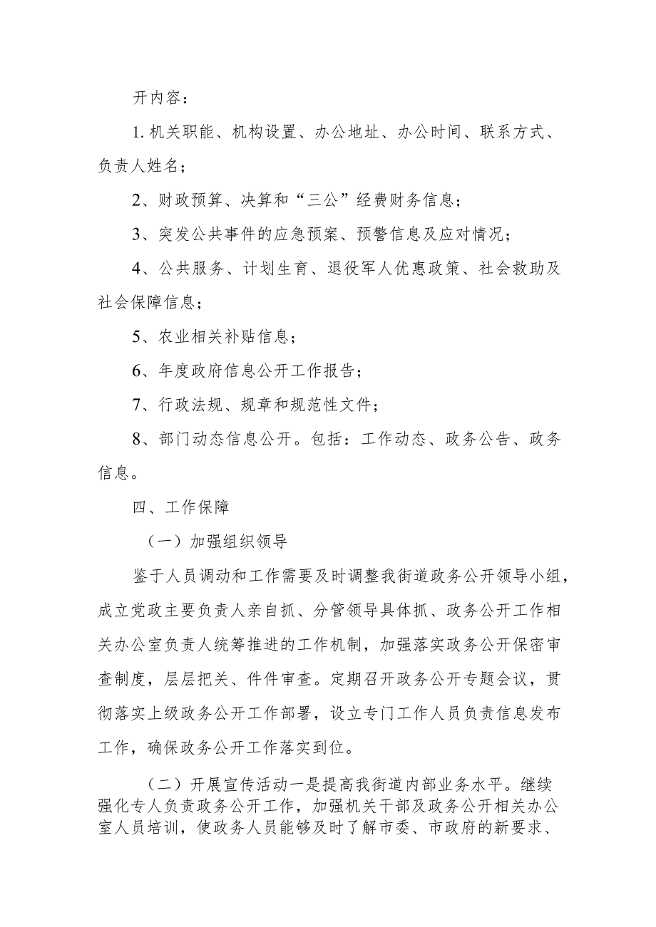 街道2024年政务信息公开工作计划.docx_第2页