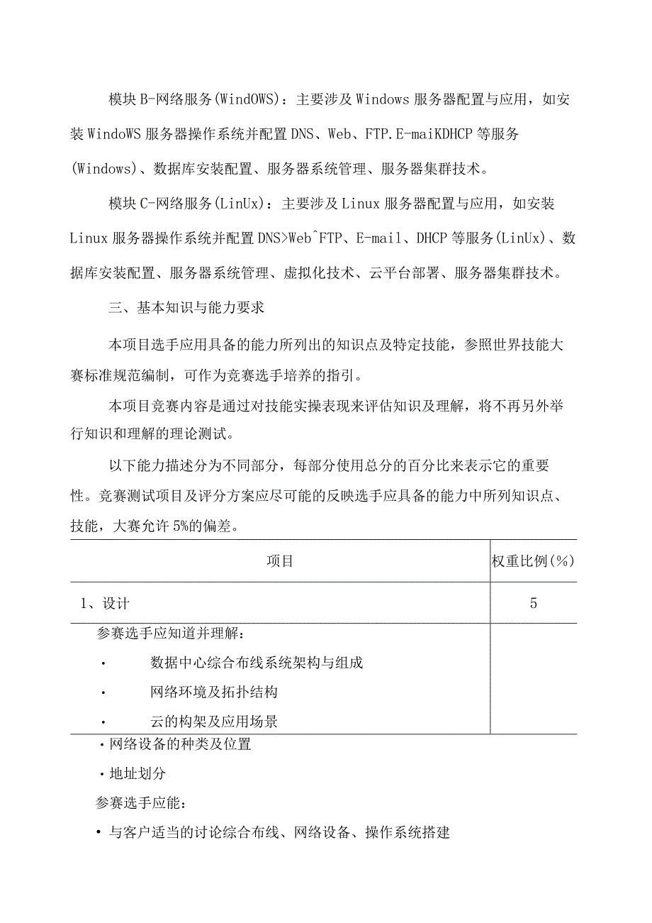 第一届山东省职业技能大赛淄博市选拔赛竞赛技术文件-网络系统管理（国赛精选）.docx_第3页